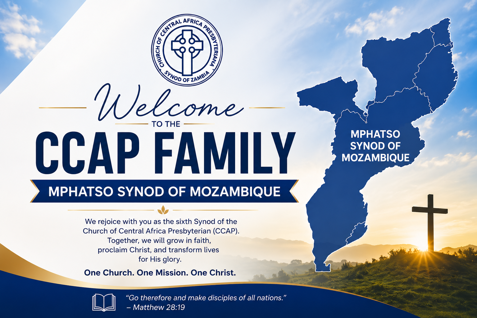CCAP Welcomes Mphatso Synod of Mozambique as Its Sixth Synod